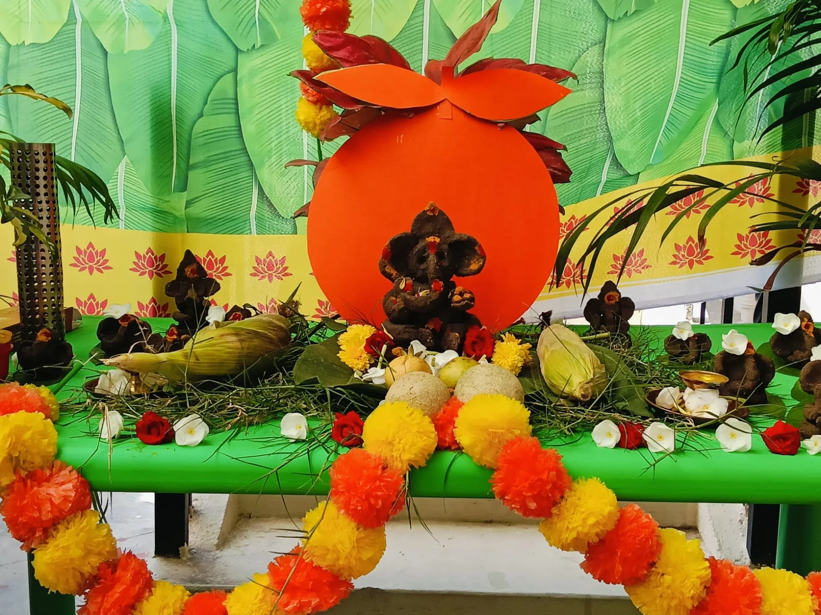 Vinayaka Chavithi Celebrations at Hillside Preschool, Tirupathi
