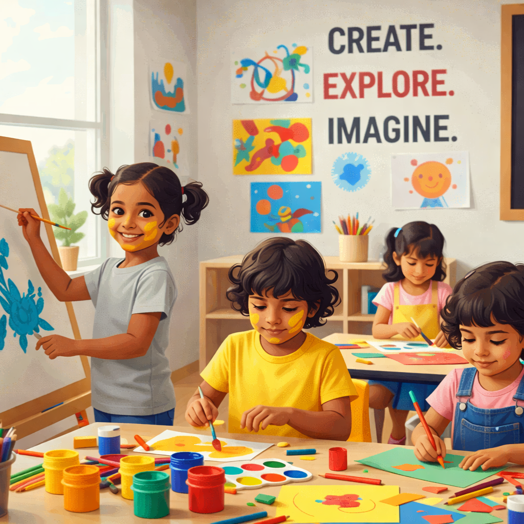  Play Art and Word—Hillside Preschool